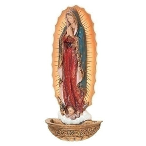 7.25 OLO Guadalupe Holy Water Font