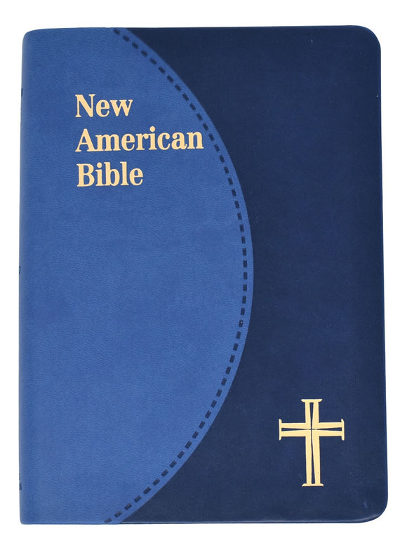 New American Bible Personal Size Blue Dura-Lux