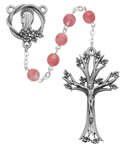 Rose Glass Dogwood Rosary