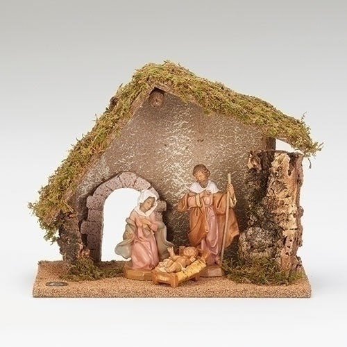 3 Figure Resin Nativity Scene Set