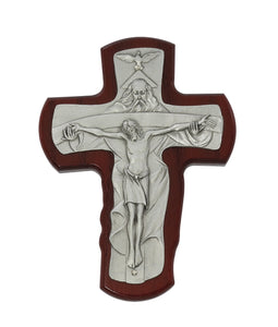 5 1/2" Cherry Trinity Crucifix
