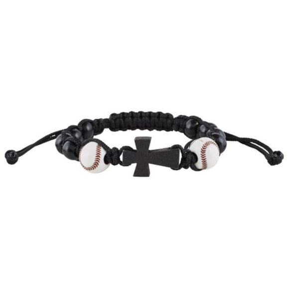 Baseball Sports Rosary Bracelet
