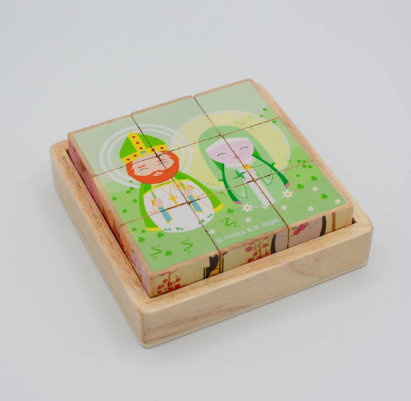 Saint Friends Wooden Cube Puzzle