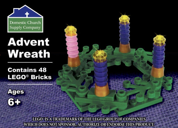 Advent Wreath with Lego Bricks