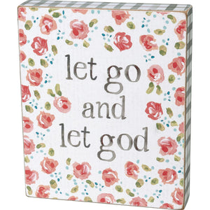 Let Go Let God Block Sign-DIS