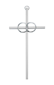 8" Silver Cana Cross