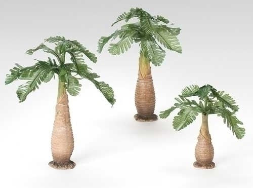 3 Piece Palm Tree Set