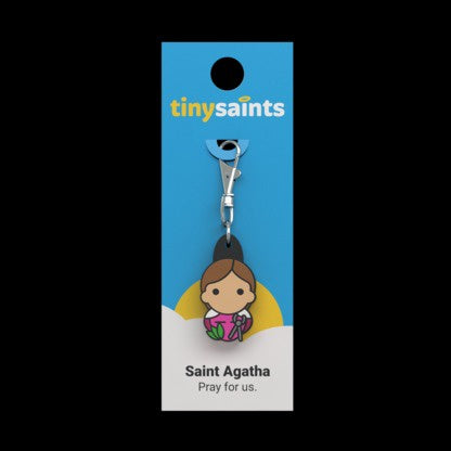 St Agatha Clip-On Tiny Saint