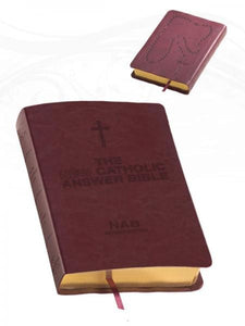 Fireside The New Catholic Answer Bible Large Print NABRE Leather Bound