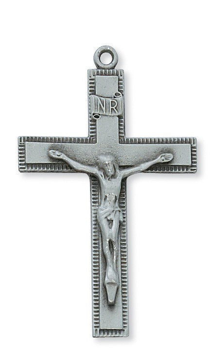 Pewter Crucifix 24 Inch Chain