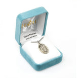 St Florian SS Small Oval Necklace 20 Inch Chain