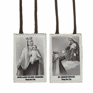 Vintage Wool Backed Scapular