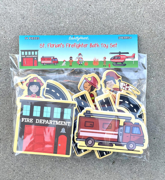 St Florian's Firefighter Bath Toy Set