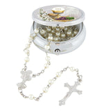 Sacramental Grace First Communion Rosary with Case