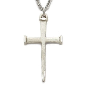 SS Nail Cross 24 Inch Chain