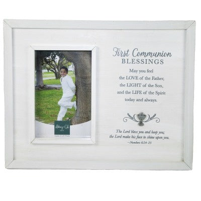 First Communion Blessings Photo Frame