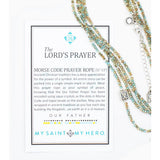 The Lord's Prayer Morse Code Prayer Rope Necklace
