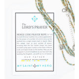 The Lord's Prayer Morse Code Prayer Rope Necklace