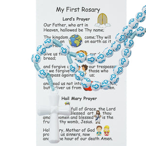 Kid's Blue Cross My First Rosary
