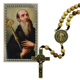 10MM Wood Saints Rosaries