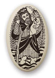 Patron Saints Porcelain Pendants