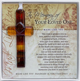 Made Like You Handmade Memorial Gift Glass Cross