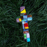Confirmed Cross:  Handmade Glass Cross