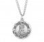 St Michael the Archangel SS Round Medal 24 Inch Chain