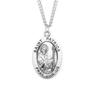 St Patrick SS Large Oval Necklace