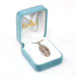 St Francis of Assisi with Animals SS Medal 20 Inch Chain