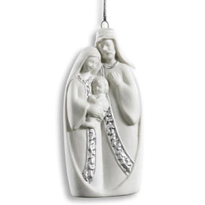 Holy Family Porcelain Ornament