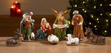 6" 8-Piece Nativity Set With Detachable Infant