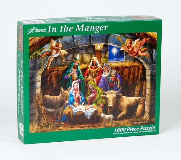 In The Manger 1000 Piece Jigsaw Puzzle
