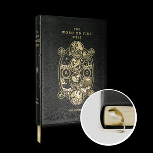 The Word on Fire Bible (Volume I): The Gospels Leather Bound