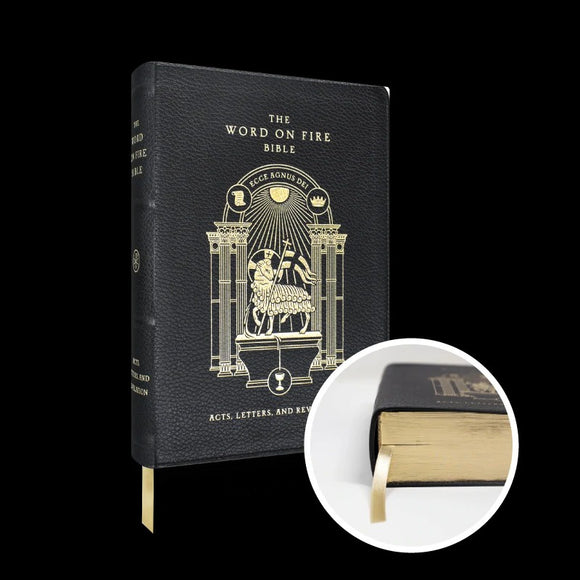 Word on Fire Bible Volume II, Leather Cover