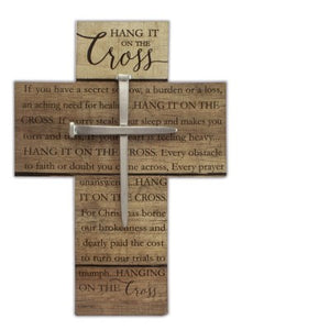 Hang It On the Cross Wall Cross