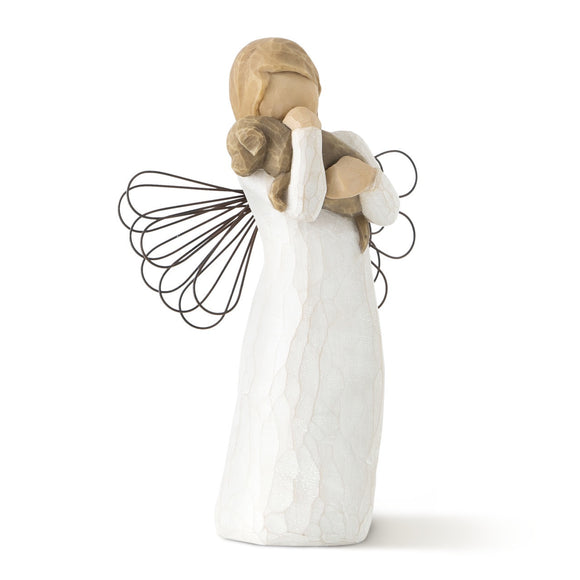 Angel Of Friendship Figure With Dog