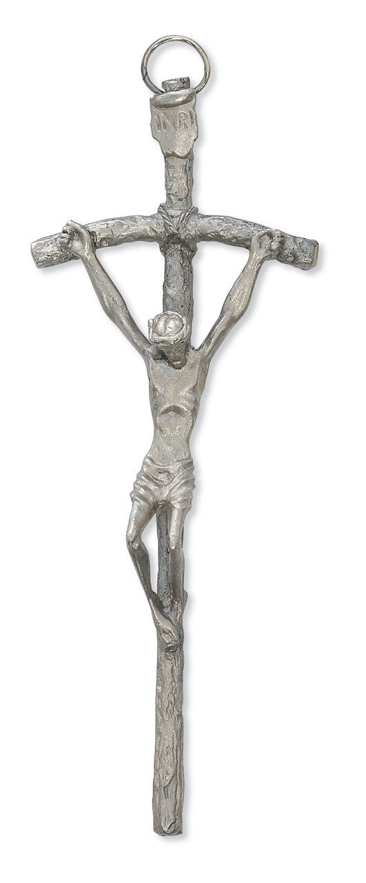 5 1/2 Inch Italian Papal Crucifix
