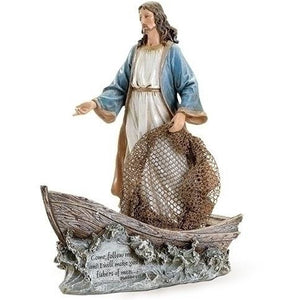 11.25" Christ The Fisherman Figure