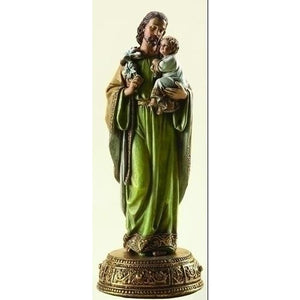 10.25" St Joseph Figure with Prayer Base