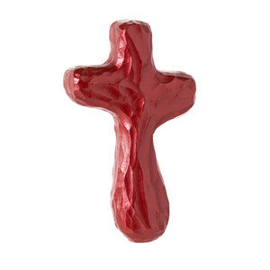 Red Journey Holding Cross