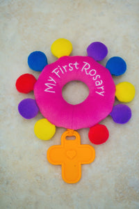My First Rosary Pink Plush