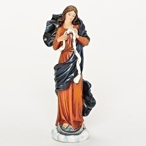 6.75" Our Lady Undoer Of Knots Statue