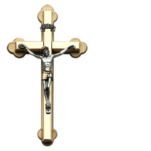 4" Metal Crucifix With Two Tone Corpus