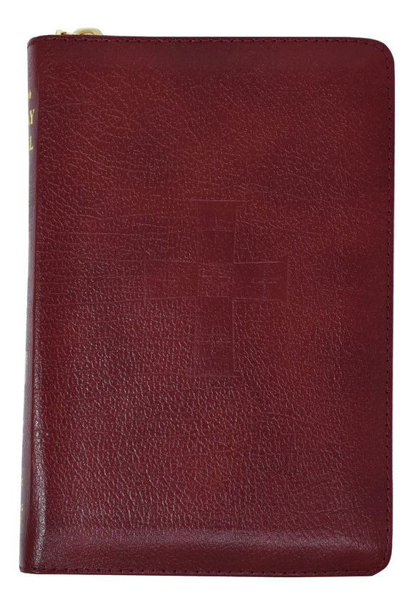 Burgundy Zippered Sunday Missal Complete Edition
