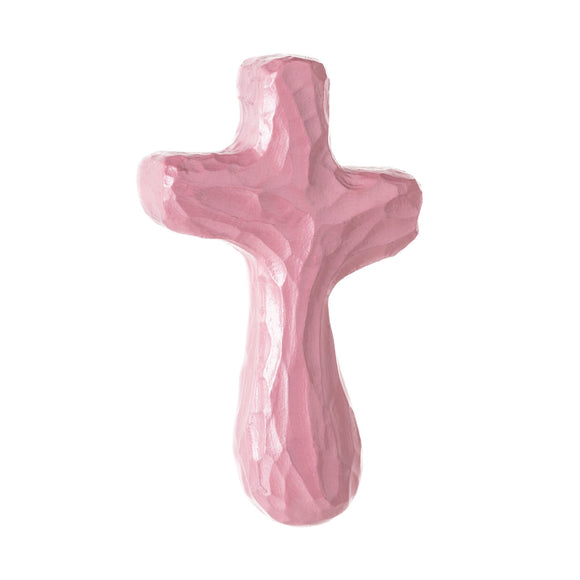 Pink Journey Holding Cross