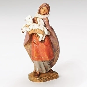 5" Emma, Shepherdess with Lamb