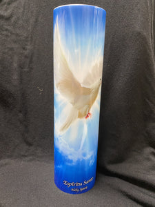 Holy Spirit LED Flameless Devotional Candle