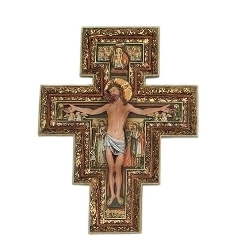 10.75” Ornate San Damiano Crucifix