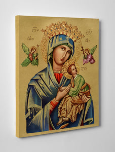 12" x 16" Our Lady Of Perpetual Help Gallery Wrapped Canvas